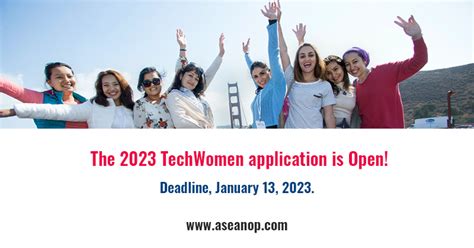 The Techwomen Application Is Open Asean Scholarships