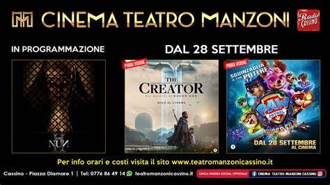 Il Cinema Teatro Manzoni Di Cassino Apre Le Porte Alla Fantascienza Con