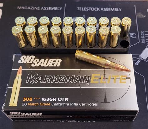 SIG SAUER .308 WIN 168GR OTM Marksman Elite Match Grade Cent