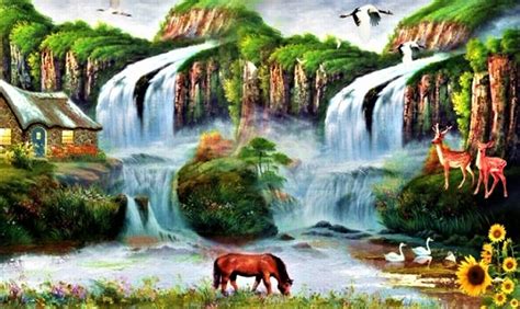 Solve Waterfalls Jigsaw Puzzle Online With Pieces