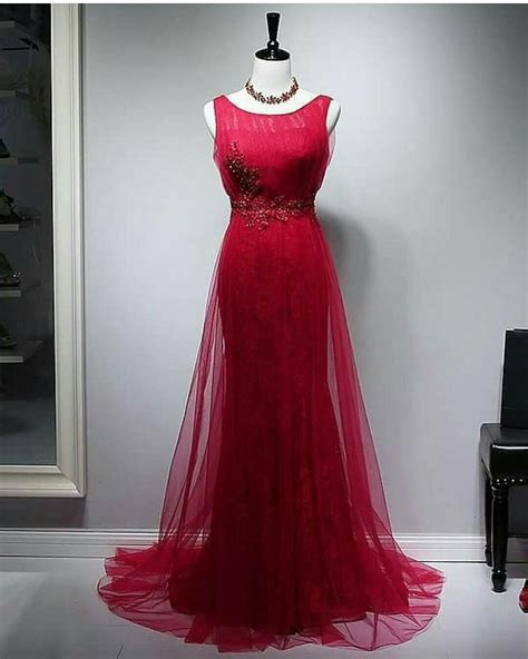 This Red Evening Gown Can Be Modified To Accommodate A Mother Of The Bride We Are An American