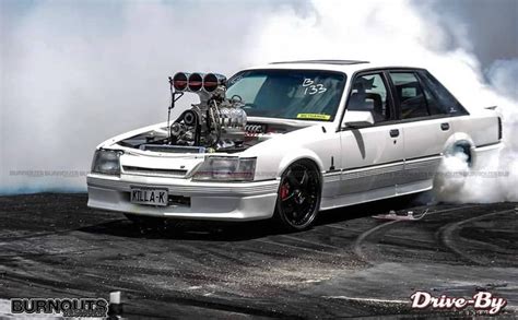 Sizzling Burnouts In A Holden Commodore