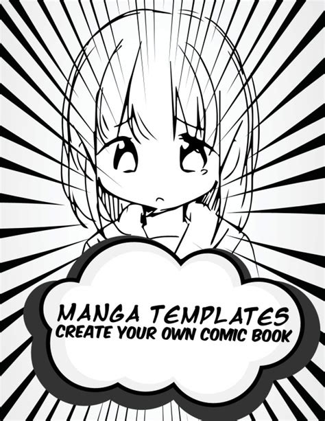 Buy Manga Templates To Create Your Own Comic Book Comic Book Template