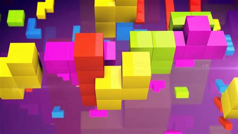 Abstract Backdrop With 3d Blocks 3d Tetris Stock Motion Graphics SBV-312922093 - Storyblocks