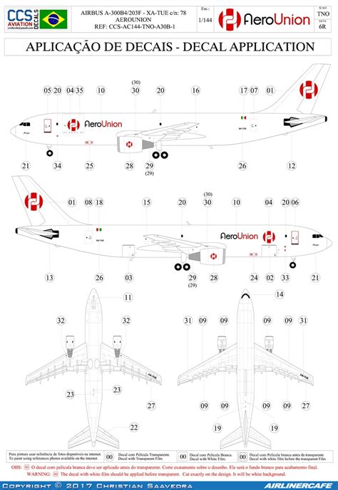 Ccs Decals Airbus A300 21273 Airlinercafe