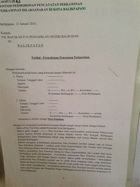 Contoh Surat Permohonan Ganti Nama Di Pengadilan Contoh Surat