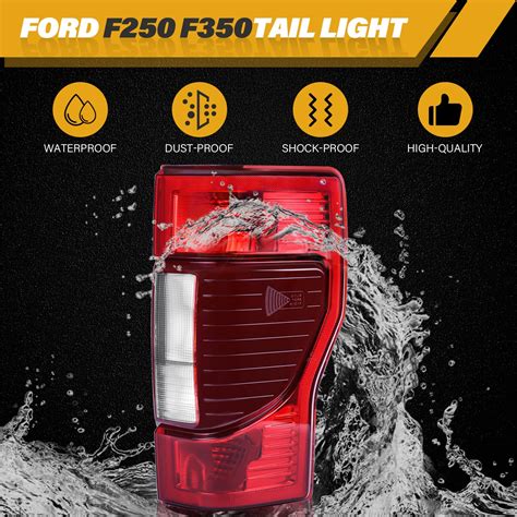 Lidnady Tail Light Assembly Compatible With Ford Super Duty F F