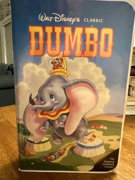 WALT DISNEYS CLASSIC Dumbo VHS Black Diamond Edition 024 88 18