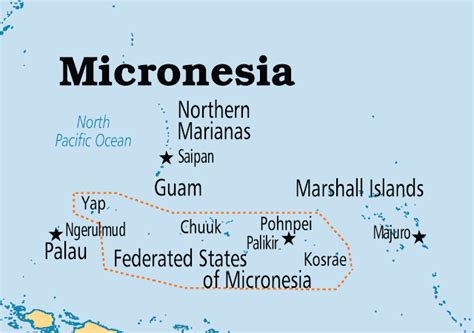 Maps Of Federated States Of Micronesia