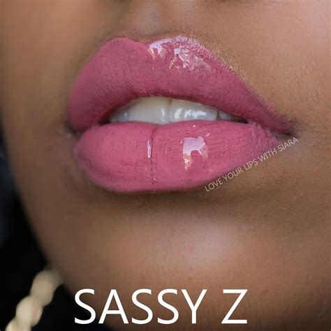 Sassy Z W Glossy Gloss Lipsense Colors Long Lasting Lip Color Senegence Lipsense