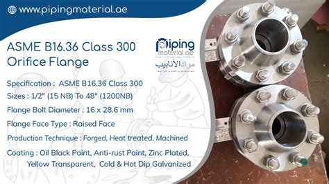 Asme B Class Orifice Flange And Rf Jack Screw Flanges