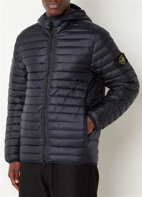 Stone Island 40324 Lichtgewicht Puffer Jack Met Donsvulling En