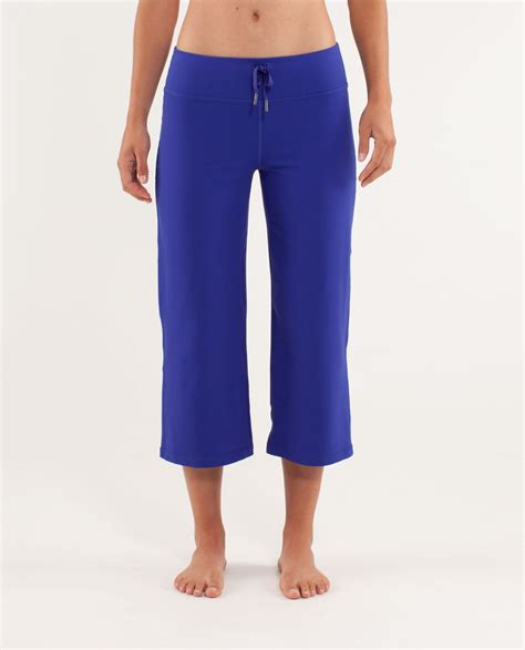 Lululemon Relaxed Fit Crop Ii Pigment Blue Lulu Fanatics