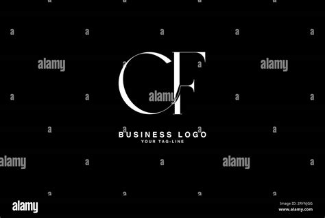 CF FC Abstract Letters Logo Monogram Stock Vector Image Art Alamy