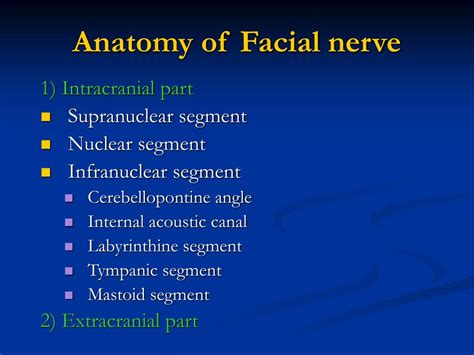 Ppt Facial Nerve Paralysis Powerpoint Presentation Free Download