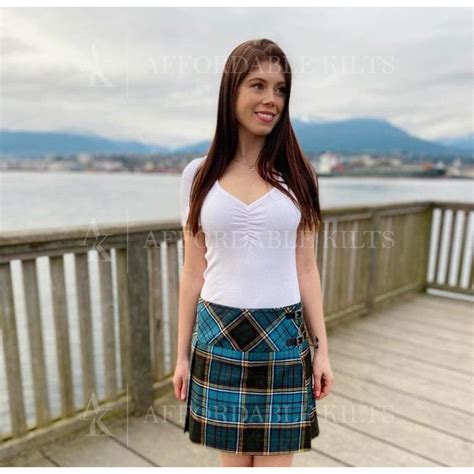 Womens Tartan Mini Skirts Anderson Tartan Affordable Kilts