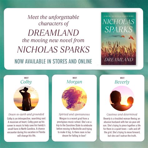 Nicholas Sparks Dreamland Is Now Available