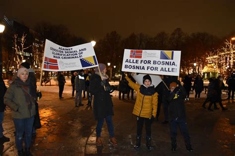 Moja BiH Protesti U Oslu Apeli Za Opstanak Jedinstvene Nedjeljive I