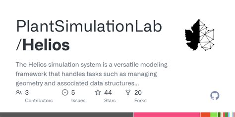 GitHub - PlantSimulationLab/Helios: The Helios simulation system is a ...