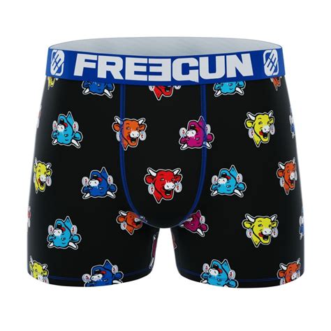 Boxer La Vache Qui Rit By Freegun Homme Sport Calecon Homme Doux