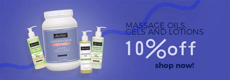 Off On All Our Massage Oils Gels Lotions Balms And Creams