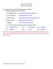 Chem Problem Set Solutions Pdf Chem Section K Problem