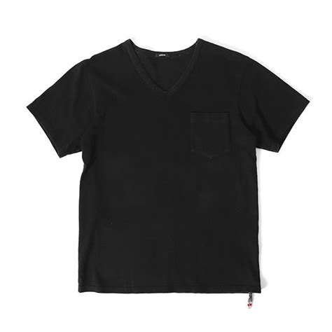 Yahoo オークション 古着 Denham デンハム Vネック Tシャツ S 黒 無