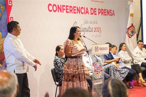 Saymi Pineda Velasco On Twitter En Conferencia De Prensa Guelaguetza