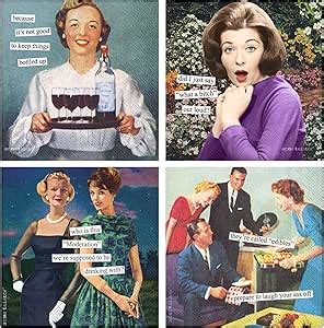 Amazon Anne Taintor Napkin Funny Cocktail Napkin Assorted Box