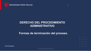 Fin Del Procedimiento PPT