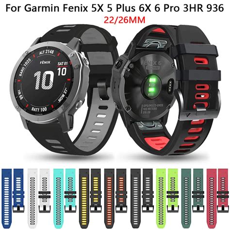 Correa De Silicona De Repuesto Para Reloj Garmin Fenix 22 26mm Para