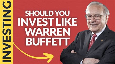 Should You Invest Like Warren Buffett Youtube