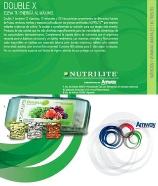 Productos Nutrilite Amway Pdf