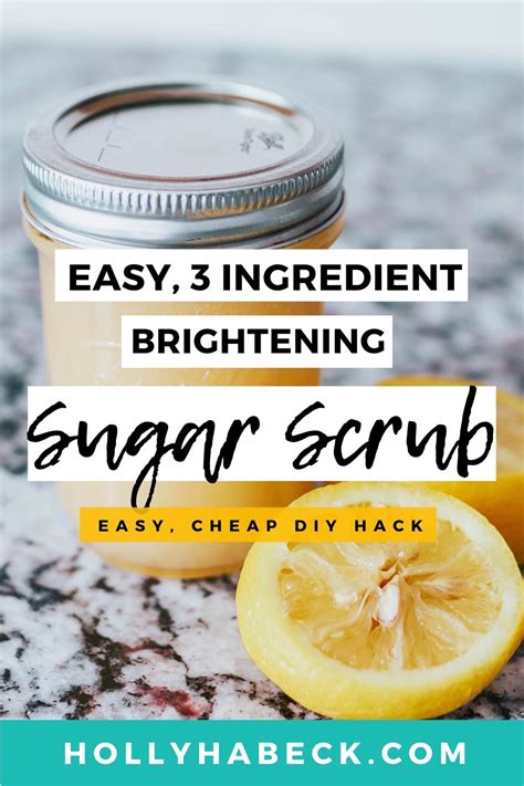 Honey Sugar Scrub — The Easiest 3 Ingredient Diy The Honeyed