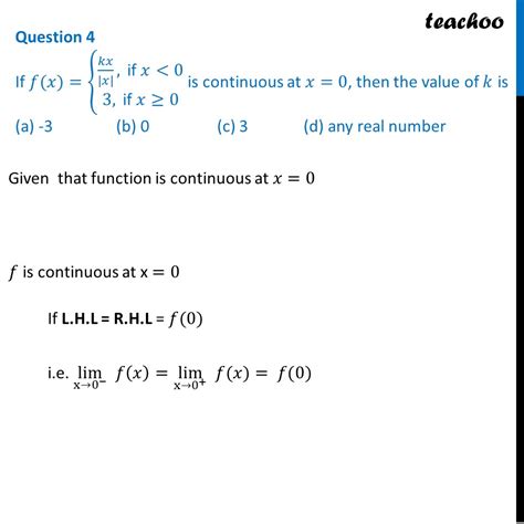 [mcq] If F X {kx X X