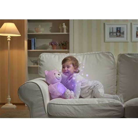 Chicco Lullaby Baby Bear Soft Toy Pink Woolworths