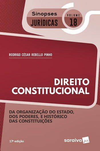 Direito Constitucional Sinopses Juridicas 17ª Edição Livraria