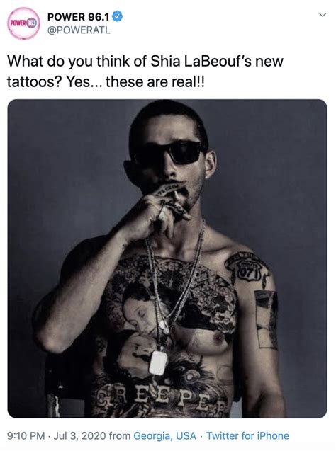 Share More Than Shia Labeouf Tattoos Latest In Cdgdbentre