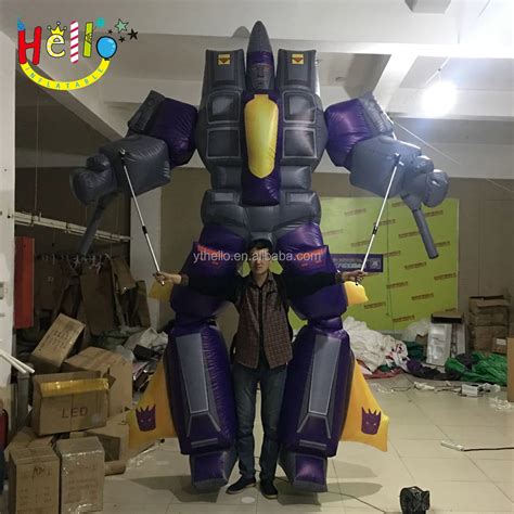 Customized Inflatable Giant Inflatable Walking Robot Model Costume For