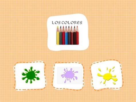 LOS COLORES Juegos online gratis para niños en cuarto de primaria por