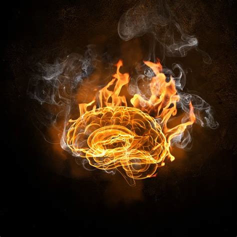 Brain On Fire Stock Photos Royalty Free Brain On Fire Images