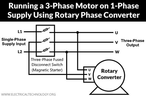 How To Run A Three Phase Motor On Single Phase Power Supply