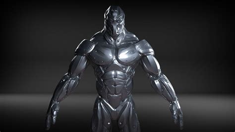 Sci Fi Male Character 3d Model Obj Ztl