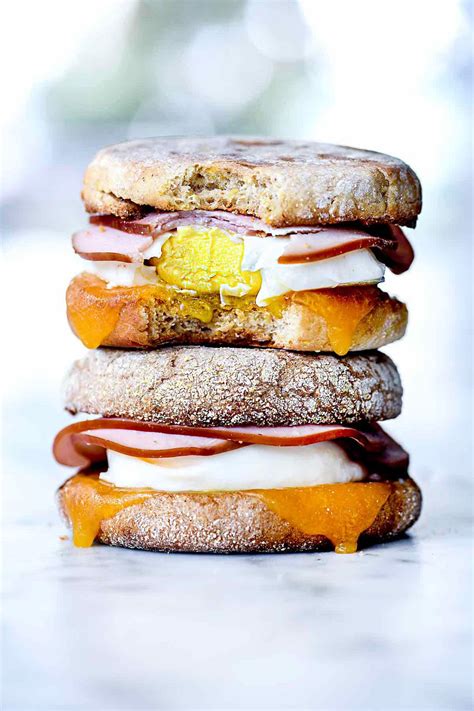 Healthy Egg McMuffin Recipe | foodiecrush.com