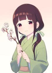 Sagano Yuuji Marine Sagano Yuuji Original Highres Girls Ass Black Hair Blue Dress