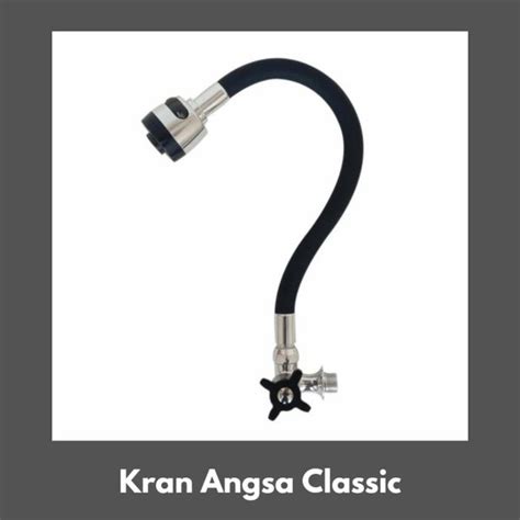 Jual Keran Angsa Kran Dapur Fleksibel Cuci Piring Star Classic Hitam Di