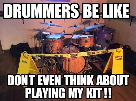 Pin On Magnificent Drums And Drummers Drummer Humor Band Jokes Drummer