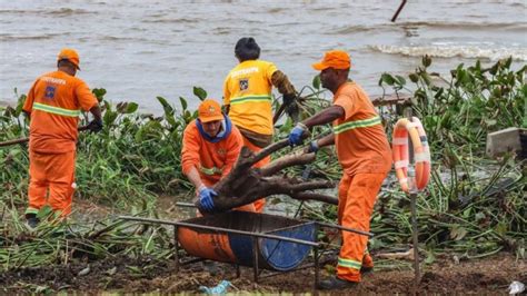 Nível do Guaíba abaixo de 4 metros pela primeira vez em 19 dias Barra