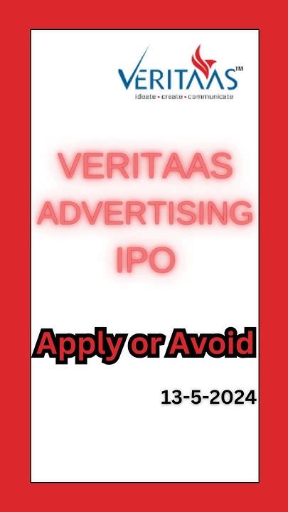 Veritaas Advertising Ipo Review Shorts Ipo Youtube