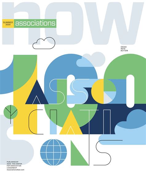 Associations Now Cover Geometric Graphic Design Graphic Design